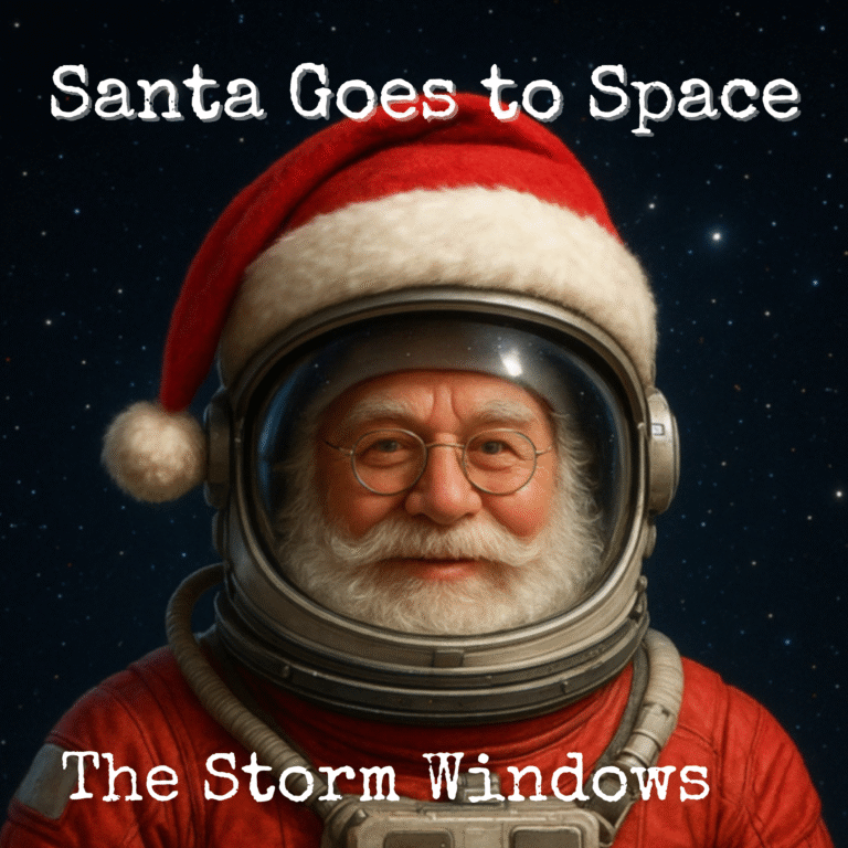 Santa goes to Space – THE STORM WINDOWS